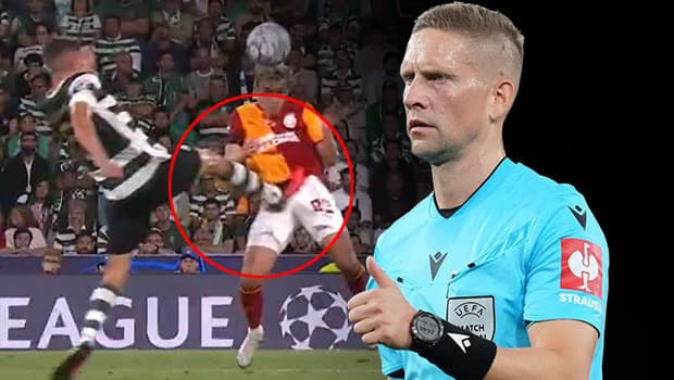 Galatasaray, Sporting deplasmanında kırmızı kart çıkmadı: VAR incelemesi tartışma yarattı