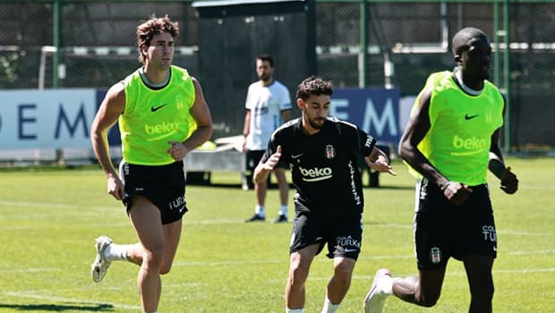 Beşiktaş, Erzurumspor FK karşılaşması öncesi son antrenmanını yaptı